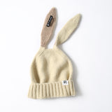 Rabbit Ears Beanies Hats For Women Winter Skullies Knitted Hats Warm Caps Girls Casual Warm Hat Gorros