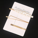 Ins Fashion 1Set Women Girls Elegant Pearls Hair Clips Sweet Headwear Hair Ornament Hairpins Barrettes Hairgrip Hair Accessories daiiibabyyy