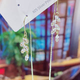 Fashion Wheat Ears Drop Long Hanging Earrings for Women Elegant Girl  Tree Leaf Tassel Earring Stylish Jewelry Personality Gift daiiibabyyy