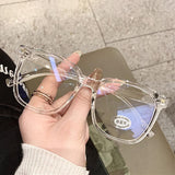 Daiiibabyyy Square Anti Blue Light Glasses Women Computer Gaming Men Blocking Blue-ray Lunettes De Sol Clear Eye glasses Spectacles Frames