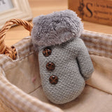 Kids Gloves for 0-3 Years Baby Cotton Toddler Boy Girl Keep Warm Gloves Newborn Winter Thicken Mittens  Children  Wrist length daiiibabyyy