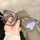 Daiiibabyyy Square Anti Blue Light Glasses Women Computer Gaming Men Blocking Blue-ray Lunettes De Sol Clear Eye glasses Spectacles Frames