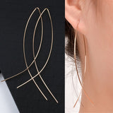 Fashion Crystal Butterfly Clip On Earring Pearl Bead Ear Cuff Long Tassels Charm Hollow Earrings For Women Clip Jewelry Gifts daiiibabyyy
