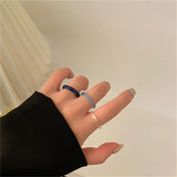 2021 New Sweet Candy Color Ring For Women Ins Simple Small Fresh Fashion Ring Cute Girl Index Finger Ring Gift Banquet daiiibabyyy