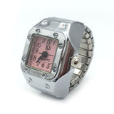New Individuality Vintage Punk Elastic Stretchy Quartz Watch Rings for Women Man Hip-hop Couple Accessories daiiibabyyy