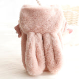 Puppy Clothes Soft Flannel Cute Long Rabbit Ear Coats Warm Outfits Autumn Winter Pet Dog Outerwear Hoodies Jackets Chihuahua daiiibabyyy
