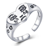 2022 New Korean Style Flower Rings for Women Punk Trendy Vintage Plum Blossom Ring Small Daisy Flower Rings Party Couple Rings daiiibabyyy