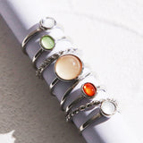 2022 New Creative Cold Wind Ladies Ring Joint Ring Simple Girl Color Index Finger Ring Combination Set  Wholesale Bulk daiiibabyyy