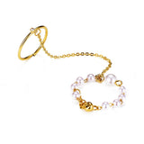 Punk Style One-piece Butterfly One-piece Chain Open Ring Hip Hop Disco Party Adjustable Gold Ring Ladies Fashion Jewelry Gifts daiiibabyyy