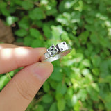 Lost Lady Retro Silver Black Skull Skelton Heart Rings Trendy Hiphop Punk Antique Finger Rings for Women Party Jewelry Gift daiiibabyyy