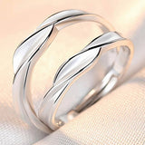 Classic Couple Rings For Men Women CZ Stone Trendy Wedding Lovers' Ring Jewelry Romantic Valentine's Day Present Ring Accessory daiiibabyyy