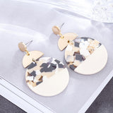 Unique Fashion Jewelry Gifts for Women Accessories Round Circle Dangle Earring Bijouterie Best Friends Colorful Pendant Israel daiiibabyyy
