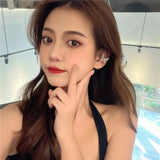 New Fashion Butterfly Clip Earrings Ear hook Copper Ear Clips Earring No Piercing Crystal Ear Cuff For Women Girls Jewelry Gifts daiiibabyyy
