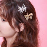 Exquisite Can Moving Flying Cute Shiny Hair Clips Girl Princess Bows Barrette Party Hair Accessories Butterfly Hairpin for Kids daiiibabyyy