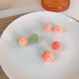 s925 Korean Lovely Fruit Earrings Creative Funny Flocking fruit earrings Cute Fun Earring Ear Jewelry personality Gift серьги daiiibabyyy