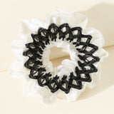 Daiiibabyyy Women Hair Bun Stain Scrunchies Hair Claw Horsetail Buckle Hair Clip Bird Nest Expanding Female Ponytail Holder Hair Accessories