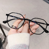 Fashion Transparent Reading Glasses Female Middle-aged and Elderly High-definition Anti-blue Light Glasses for The Elderly daiiibabyyy