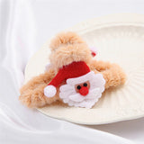 Fashion Christmas Plush Catch Clip Acrylic Hair Claws For Women Girls Santa Party Festival Hair Accessories Gift 2021 daiiibabyyy