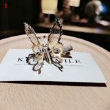Exquisite Can Moving Flying Cute Shiny Hair Clips Girl Princess Bows Barrette Party Hair Accessories Butterfly Hairpin for Kids daiiibabyyy