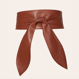 Soft Leather Women Belt New Fashion Lady Elegant Wide Plush Velvet Belts High Quality Luxury Accessories Unbuckled Belt daiiibabyyy