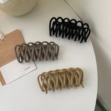 Hot Sale Solid Color Claw Clip Large Barrette Crab Hair Claws Bath Clip Ponytail Clip For Women Girls Hair Accessories Gift