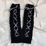 New Japanese Lolita Sweet Girl Furry Leg Warmers Knitted Foot Cover Women Autumn Winter Fashion Socks Cosplay Heap Heap Socks daiiibabyyy