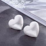 Love Heart Stud Earrings for Women Jewelry Gold & Silver Color orecchini brincos Women's aretes de mujer modernos Gothic Earring daiiibabyyy