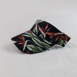 Daiiibabyyy Summer Visor Hat Women Baseball Cap for Ponytail Flower Print Sun Hats Top Empty Tennis Golf Running Sunscreen Hats for Female