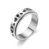 New Fashion Trend Ring For Men 2021 Punk Style Stainless Steel Rotation Free Rotation Compression Accessories Jewelry Gifts daiiibabyyy