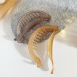 Elegant Banana Shape Hair Clips Sweet Candy Colors Hair Claw Women Girls Ponytail Holder Hairpins Fashion Hair Accessories daiiibabyyy