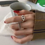Pig Nose Ring for Women Opening Resizeable Women Ring Temperament Women's Ring  Engagement Ring  Jewelry for Women daiiibabyyy