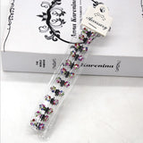 Daiiibabyyy 12 Pcs Butterfly Diamond Plum Hair Clips Mini Hairpin Small Flowers Hair Clip Bangs for Children Crystal Girls Hair Accessories