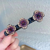 Daiiibabyyy Double Layer Bangs Hair Clip Black Headwear Women Girl Cute Barrettes Hairgrip Styling Braided Fashion Hairpins Hair Accessories