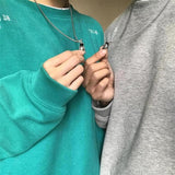 Hip hop Minimalist Lovers Matching Friendship Spaceman Astronaut  Distance Couple Necklace Jewelry Anniversary Gift Wholesale daiiibabyyy