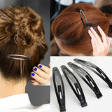 Daiiibabyyy 10pcs/set High Quality Black BB Clip Metal Hair Barrettes Hairpins Broken Hair Fixed BB Clip Womens Hairgrip Styling Accessories