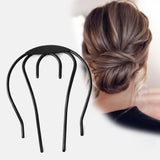 Daiiibabyyy Fashion Candy Color Hair Sticks for Women Shell Hair Clip Pins Minimalist U Shape Girls Hairpins Hair Bun Maker Headwear