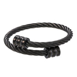 Daiiibabyyy New In Trend Restoring Ancient Ways Personality Stainless Steel Winding Geometric Bracelet For Men Women Luxury Free Shipping