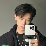 Daiiibabyyy Korean Fashion Men Ear Piercing Cuffs Clips Stainless Steel Simple Cool Stud Earrings for Men Punk Gothic Party Jewelry