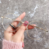 Luxury Anti Blue Light Glasses Men Women Diamond Studded Oversized Square Eyeglasses Computer Goggles Eyewear Glitter Frame daiiibabyyy