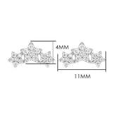 Daiiibabyyy Dainty Mini Star Ear Piercing Stud Earrings for Women Gold Color Zircon Flat Helix Lobe Popular Stacking Fashion Jewelry E372