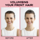 Daiiibabyyy Invisible Fluffy Hair Pad Sponge Clip Kawaii Puff Hair Head Cushion Bun Bump It Up Volume Hair Base Women Girls Hair Accessory daiiibabyyy