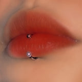 Daiiibabyyy Women Lips Rings Y2K Piercing Body Studs Piercing Pin Jewelry Piercing Clip On mouth Ring Metal Goth Cool 90s Style Lip Ring
