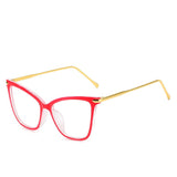 2022 Cat Eye Glasses Clear Frame Women Fashion Transparent Myopia Optical Glasses Frame Cat Eyeglasses Frames female Spectacle