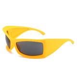 Daiiibabyyy Punk Y2k Sunglasses 2023 New Women Men Designer Sport Sun Glasses Oversied Big Frames Shades Female UV400 Goggle Eyewear Oculos