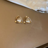 Daiiibabyyy  New Women's Luxury Opals Earrings In 2022 Korean Fashion Jewelry Party Girls Temperament Accessories Unusual Earrings daiiibabyyy