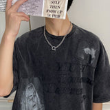 Daiiibabyyy Trendy Hip Hop Personality Lightning hexagon Pendant Stainless Steel Necklace Men Chokers Streetwear Accessories Does Not Fade