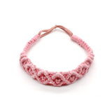 Hand Braided Hairband Elastic Headband Boho Cotton Rope Hairband Women Girl Hair Accessories Sports Hair Band