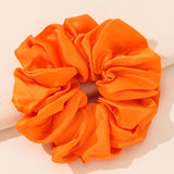 Daiiibabyyy Oversized Scrunchies  Smooth Satin Scrunchie Big Rubber Hair Ties Women Elastic Hair Bands for Girs Ponytail Hold Rope Headdress