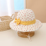 Daiiibabyyy 1-2 Years Old Children's Baby Girl Hat Autumn and Winter Children's Fisherman Hat Baby Strawberry Fruit Hat Cute Knitted Hat daiiibabyyy