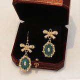 New Popular Vintage Blue Color Big Stud Earrings For Women Gilrs Statement Trend Boho Jewelry Brincos Wholesale
